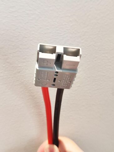2 حزمة كابل 8AWG مع موصلات 50A لبطارية LiFePO4، محطة M8، موصلات البطارية السريعة نقل الطاقة لبطاريات الليثيوم من القوارب، RV، كابل توصيل شحن الرافعة الشوكية الكهربائية - 1.64 قدم in Saudi Arabia
