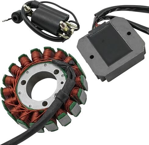 الجزء الثابت والمنظم من كالتريك مع ملف الإشعال متوافق مع Kawasaki KLF300 Bayou 300 1999-2004 / KLF300 Bayou 300 4X4 1999-2005 in Saudi Arabia