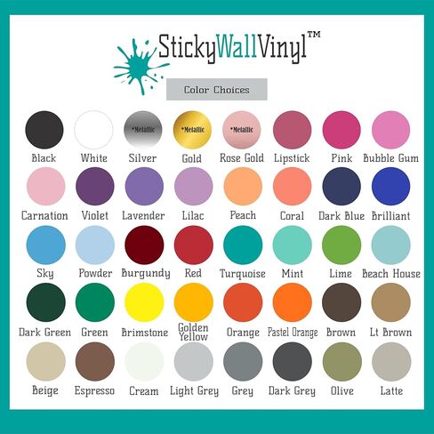 Personalized Custom Name Vinyl Wall Art Decal Sticker, Nursery Bedroom Baby Decor, Multiple Font and Color, Children's Room Decor, Cursive Name Fancy Font in Kuwait