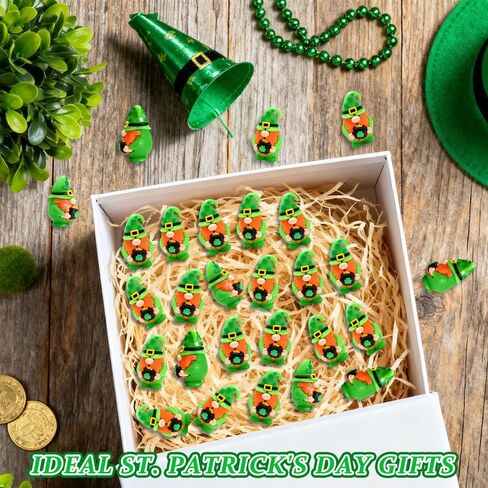 25pcs St. Patrick's Day Mini Gnomes Bulks, Mini Gnomes Figures to Hide and Seek for Favor Home Decor in Kuwait