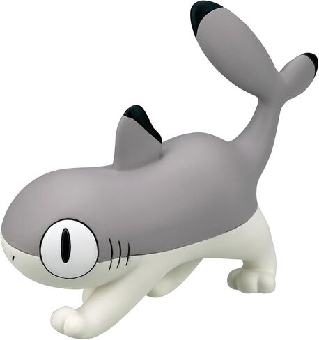 صندوق مجسم Kitan Club Sharkitty - عنصر عرض قابل للتجميع (1 من 5 تصميمات) - للأعمار من 15 عامًا فما فوق - مجسم ياباني أصلي لديكور المكتب أو الرف in Kuwait