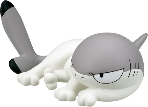 صندوق مجسم Kitan Club Sharkitty - عنصر عرض قابل للتجميع (1 من 5 تصميمات) - للأعمار من 15 عامًا فما فوق - مجسم ياباني أصلي لديكور المكتب أو الرف in Kuwait