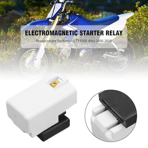 27V819400200 Solenoid Starter Relay Replacement for Motorcycles Off-Road TTR50E 49cc 2006-2016, Replacement for Scooters Jog CE50 CY50 49cc, Replaces 27V-81940-02-00 29U-81950-92-00 in Saudi Arabia