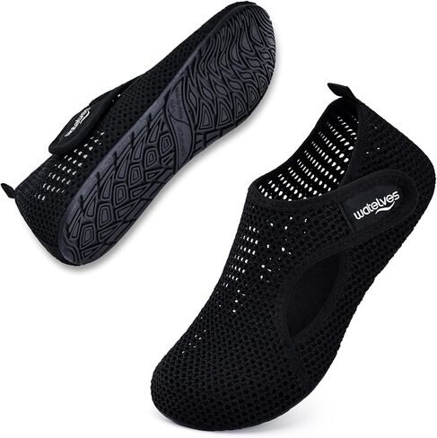 WateLves Water Shoes for Women Men Swim Beach Aqua Socks House Slippers Quick Dry Barefoot Travel Shoes with Adjustable Magic Tape for Pool Diving Boating Yoga in Saudi Arabia