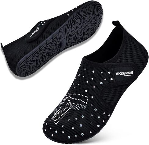 WateLves Water Shoes for Women Men Swim Beach Aqua Socks House Slippers Quick Dry Barefoot Travel Shoes with Adjustable Magic Tape for Pool Diving Boating Yoga in Saudi Arabia