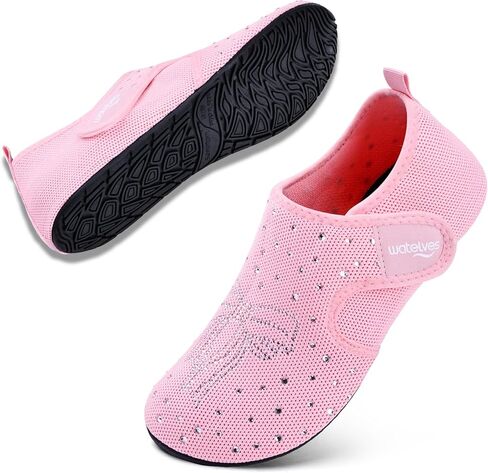 WateLves Water Shoes for Women Men Swim Beach Aqua Socks House Slippers Quick Dry Barefoot Travel Shoes with Adjustable Magic Tape for Pool Diving Boating Yoga in Saudi Arabia