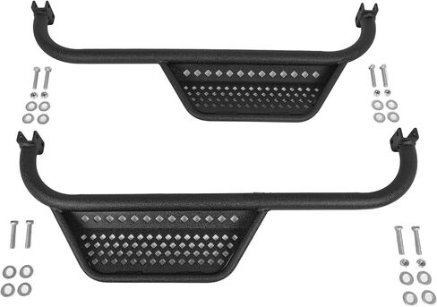 MADJAX عربة الغولف درع معطف Nerf Bar المنسدلة الجانب خطوة كاملة مع مجموعة التركيب المتوافقة مع نماذج عربة الغولف EZGO TXT in Kuwait