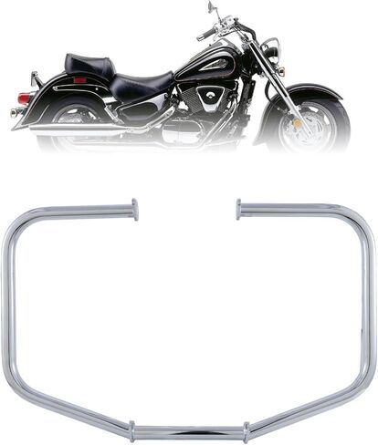 Kinglemc Crash Bar Engine Guard Highway Bar for Suzuki VL1500 Boulevard C90 2005-2009;Suzuki VL1500 Intruder LC 1998-2004 (Chrome) in Saudi Arabia