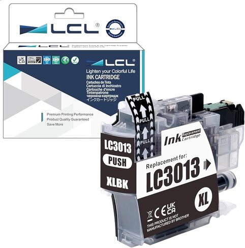 LCL Compatible Ink Cartridge Replacement for Brother LC3011 LC-3011 LC-3013 LC3013 LC-3013Y LC3013Y High Yield MFC-J491DW MFC-J497DW MFC-J895DW MFC-J690DW (1-Pack Yellow) in Saudi Arabia