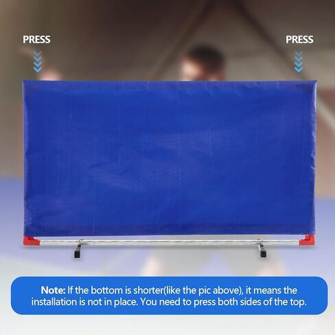 5 Pcs Table Tennis Barrier with 420D Oxford Cloth Table Tennis Baffle for Quicker and Easier Pick up Balls Table Tennis Surround Block for Table Tennis Court 55" x 29.5" Inch in Kuwait