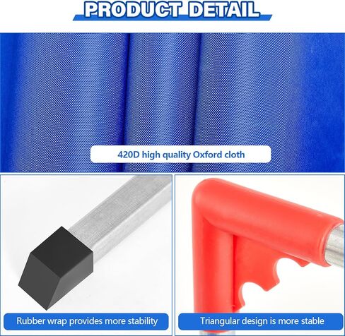 5 Pcs Table Tennis Barrier with 420D Oxford Cloth Table Tennis Baffle for Quicker and Easier Pick up Balls Table Tennis Surround Block for Table Tennis Court 55" x 29.5" Inch in Kuwait