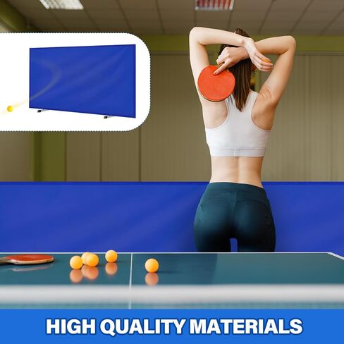 5 Pcs Table Tennis Barrier with 420D Oxford Cloth Table Tennis Baffle for Quicker and Easier Pick up Balls Table Tennis Surround Block for Table Tennis Court 55" x 29.5" Inch in Kuwait