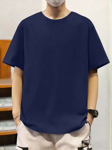 1 PCS Boys Short Sleeve T-Shirt for Teen Boys, Comfortable Daily Wear, Breathable Casual Home Outfit in Saudi Arabia
