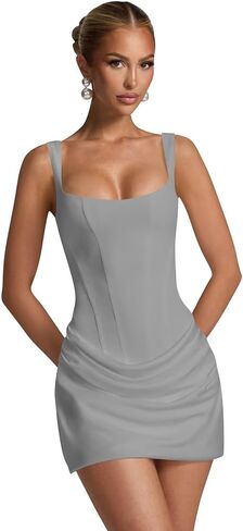 فساتين الساتان لحفلات العودة للوطن 2026، فتحة رقبة مربعة، وطيات، وحفلات الكوكتيل الصغيرة in Kuwait