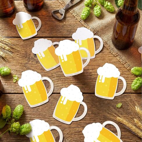 50 جهاز كمبيوتر شخصى ديكورات البيرة لوحة الإعلانات القواطع DIY البيرة القدح بطاقة الزينة الجدول المركزية أساسيات الإمدادات للوحة الإعلانات ديكور عيد ميلاد البيرة حفل زفاف تحت عنوان in Kuwait