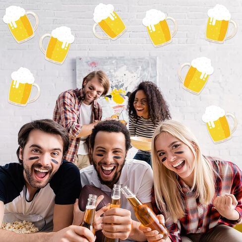 50 جهاز كمبيوتر شخصى ديكورات البيرة لوحة الإعلانات القواطع DIY البيرة القدح بطاقة الزينة الجدول المركزية أساسيات الإمدادات للوحة الإعلانات ديكور عيد ميلاد البيرة حفل زفاف تحت عنوان in Kuwait