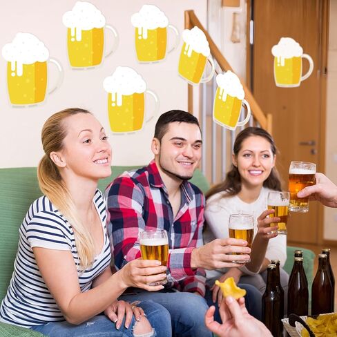 50 جهاز كمبيوتر شخصى ديكورات البيرة لوحة الإعلانات القواطع DIY البيرة القدح بطاقة الزينة الجدول المركزية أساسيات الإمدادات للوحة الإعلانات ديكور عيد ميلاد البيرة حفل زفاف تحت عنوان in Kuwait