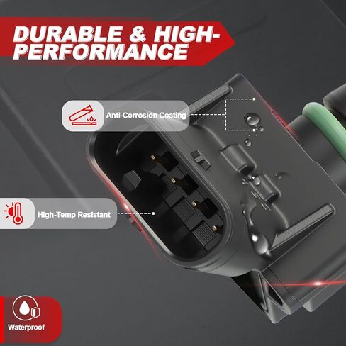 MAP Sensor Manifold Absolute Pressure: Compatible with Audi A4 2021-23 L4 2.0L, A5 2021-23 L4 2.0L, Q5 2018-23 L4 2.0L; VW Atlas 2018-23 L4 2.0L, Golf 2015-19 L4 1.8L, GTI 2015-23 L4 2.0L in Kuwait