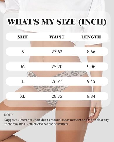 6 PCS Women Seamless Low Rise Leopard Print Thongs, Soft Stretch Smooth Touch Underwear Bold Pattern Style Panties in Saudi Arabia