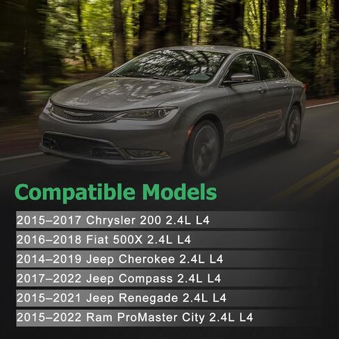 مولد 11554N 12 فولت 160 أمبير، بديل لسيارة جيب شيروكي كومباس رينيجيد 2.4 لتر 2014-2021، فيات 500X 2.4 لتر 2016-2018، كرايسلر 200 2.4 لتر 2015-2017 in Kuwait