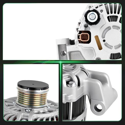 مولد 11554N 12 فولت 160 أمبير، بديل لسيارة جيب شيروكي كومباس رينيجيد 2.4 لتر 2014-2021، فيات 500X 2.4 لتر 2016-2018، كرايسلر 200 2.4 لتر 2015-2017 in Kuwait