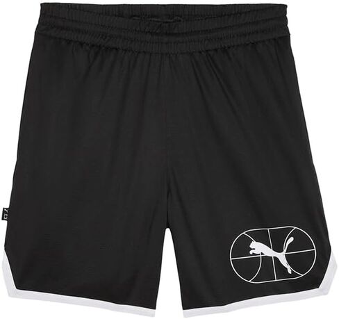 PUMA Mens Junior Varsity 7 Inch Shorts Casual Bottoms Casual - Black in Saudi Arabia