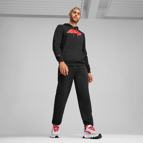 هودي بغطاء للرأس بشعار Formula 1 Essentials من PUMA للرجال، أسود SS24، بغطاء رأس بشعار F1 Ess متوسط in Saudi Arabia