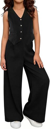 ملابس للفتيات مكونة من قطعتين وسترة للأطفال وسروال واسع الساق، ملابس العودة إلى المدرسة للفتيات in Kuwait