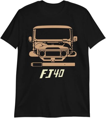 تي شيرت Land Cruiser FJ40 Front Retro Truck Nostalgia in Saudi Arabia