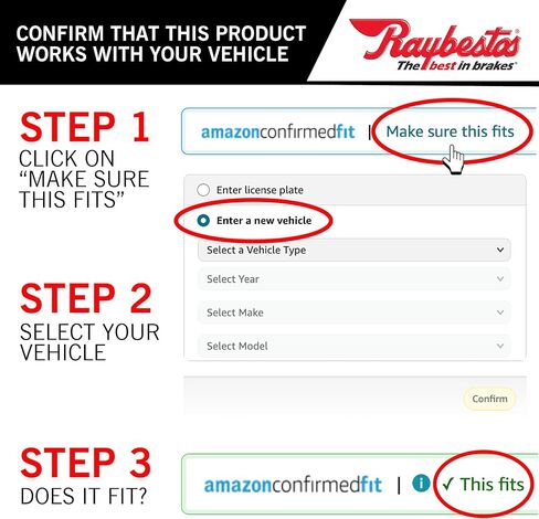 Raybestos Element3 Replacement Front Disc Brake Rotor - Rust Prevention Technology Coating Stands Up to Rain, Salt and Snow - For Select Year Lexus, Pontiac, Scion and Toyota Models (980470FZN) in Kuwait