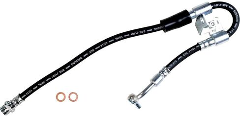 2X Brake Hose Front Brake Line Replacement Brake Hydraulic Hose - Front Left and Right fits Hyundai Elantra 2011 fits Hyundai Elantra fits Hyundai Veloster 2012 fits Hyundai Elantra 2013 in Kuwait