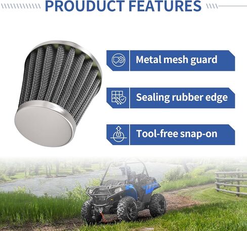 Universal Air Filter Fit for 50cc 70cc 90cc 110cc 125cc 150cc 200cc Motorcycle for Dirt Pocket Bikes ATVs Pit Bikes, Scooters and Mopeds (35MM) in Kuwait