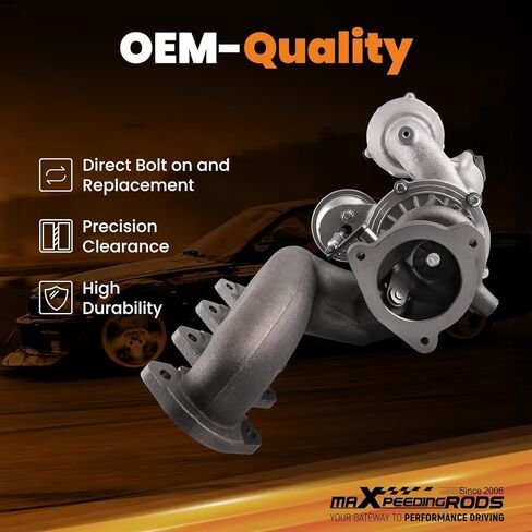 شاحن توربيني maXpeedingrods لسيارة Mercedes-Benz C250 E250 L4 1.8L M271DE18AL 2011-2016، لـ SLK250 R172 2012-2015، 10921-0252 110921-0219، سلسلة VL الأساسية in Saudi Arabia
