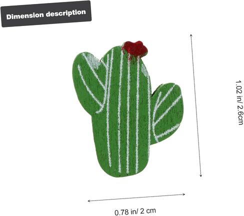30 Pcs Green Decorative Thumb Tacks, Fun Push Pins Cute, Plant Pins Cactus, Green Plants for Good Mood Pushpin, Pins for Cork Board, Cute Push Pins for Corkboard, Thoughtful Gift in Saudi Arabia
