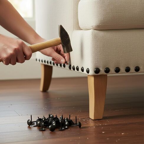 100 Pcs Black Thumb Tacks for Wall, Black Push Pins for Cork Board, Flat Thumb Tacks for Upholstery and Carpet on Wood in Saudi Arabia