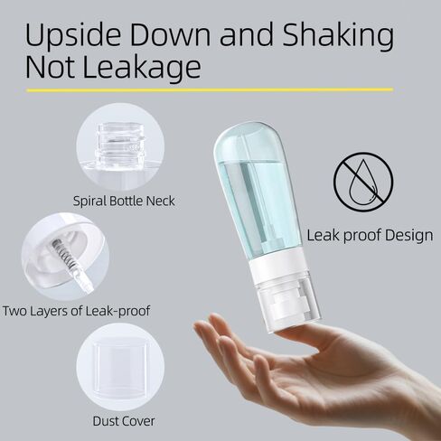 3 Pack Mini Spray Bottles 2oz / 60ml, Fine Mist Water Spray Bottle Leak Proof, Refillable Travel Bottles for Toner, Cosmetics & Hair Care in Saudi Arabia