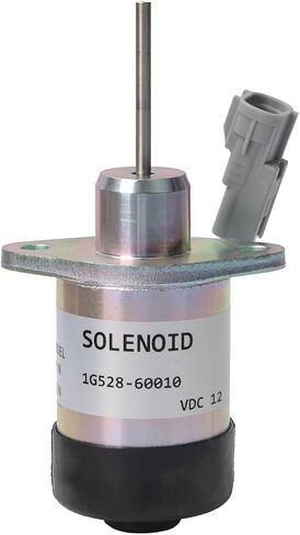 Fuel Shut off Solenoid 1G528-60010 1G939-60010 PS45CZ290 PS45CZ250 25-38773-00 Compatible with Kubota Engine V2203 V2607 V3300 V3307 V3800 V3800DI D1503 in Saudi Arabia