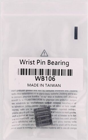 Hot Rods WB106 Wrist Pin Bearing Compatible With/Replacement For Honda CR 80 R 1986-2002, CR 80 RB Big Wheel 1996-2002, CR 85 R, CR 85 RB Big Wheel 2003-2007 91102-GC4-601 14 mm ID, 15.800mm Width in Saudi Arabia