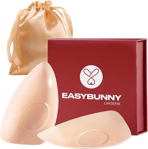 أغطية حلمات مثلثة للنساء حمالة صدر لاصقة سلسة لقمم عميقة على شكل حرف V لزجة قابلة لإعادة الاستخدام خالية من اللصق في المنتصف A-C in Kuwait