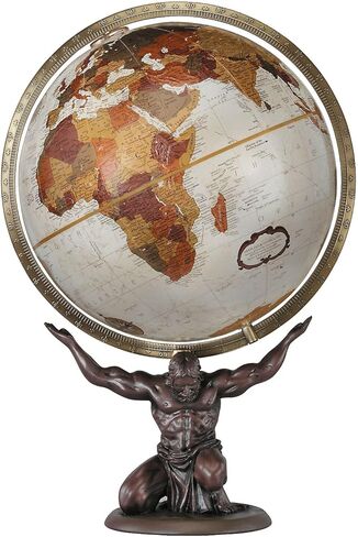Replogle Globes Atlas Globe، 12 بوصة، برونزي معدني in Saudi Arabia