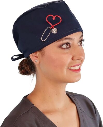 Sparkling EARTH Unisex Classic Surgical Style Scrub Working Cap - 100% Cotton - Made in The USA! in Kuwait