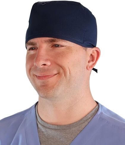 Sparkling EARTH Unisex Classic Surgical Style Scrub Working Cap - 100% Cotton - Made in The USA! in Kuwait