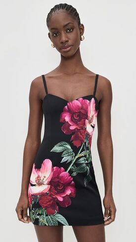 alice + olivia Women's Nina Sweetheart Spaghetti Strap Mini Dress in Saudi Arabia