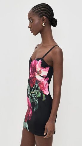 alice + olivia Women's Nina Sweetheart Spaghetti Strap Mini Dress in Saudi Arabia