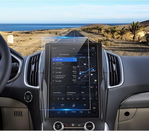 2021 2022 2023 2024 Edge Screen Protector for Ford Edge (SE/SEL/ST-Line/Titanium/ST) 12-inch Touch Screen, 2023 Edge Tempered Glass 2024 Edge Accessories HD Transparent Protective Film 12" in Saudi Arabia
