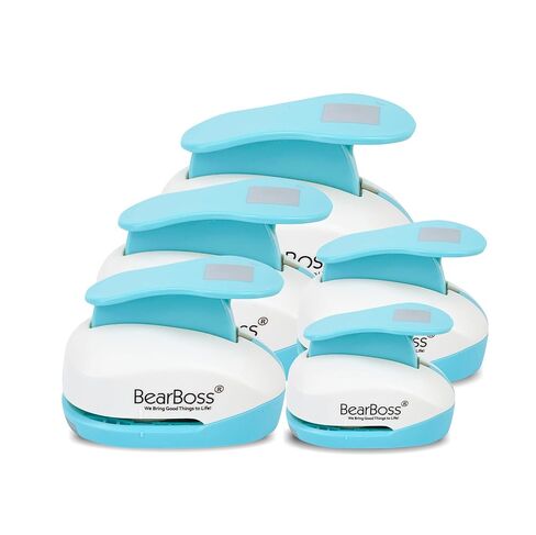 BearBoss 5 Star Paper Punch, Handmade Scrapbook Paper Puncher, Different Size of Scrapbooking Punches Crafting Designs for Office Supplies, Card Making, DIY Albums Photos, Classic White in Saudi Arabia