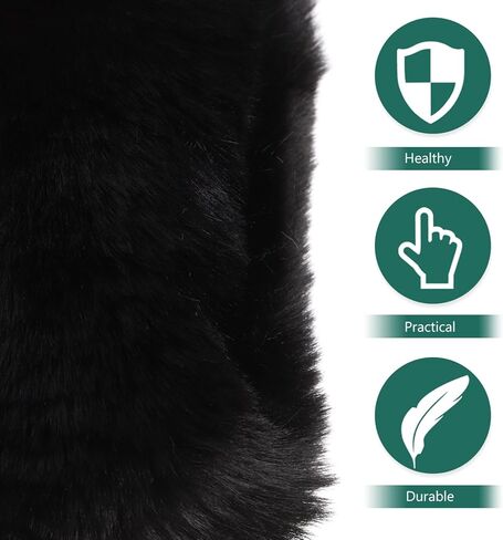 BESPORTBLE Unisex Faux Fur Hand Muff Winter Warm Arm and Hand Warmer Plush Muffler Thickened Comfortable Warm Winter for Women Girls Men Cold Weather in Saudi Arabia