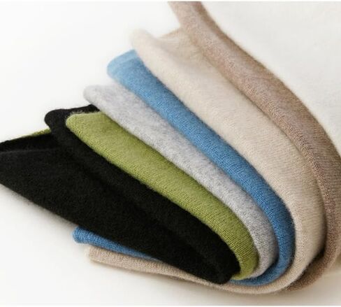 Knit Cashmere Triangle Scarf for Women Knitted Head Scarf Y2k Neckerchief Old Money Aesthetic Accessories (Khaki) in Saudi Arabia