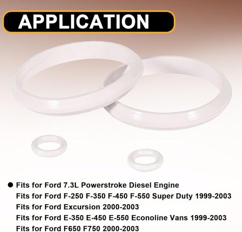 YMT CCV Breather O-Ring Vent Valve Seals Fits for Ford 7.3L Powerstroke Diesel Crankcase, Replace for F4TZ-6769-A F4TZ-6769-C in Saudi Arabia