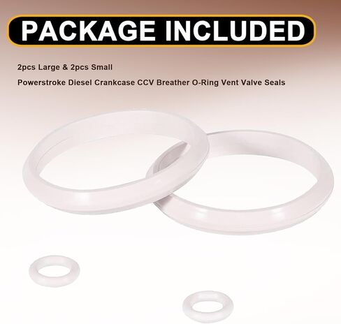 YMT CCV Breather O-Ring Vent Valve Seals Fits for Ford 7.3L Powerstroke Diesel Crankcase, Replace for F4TZ-6769-A F4TZ-6769-C in Saudi Arabia